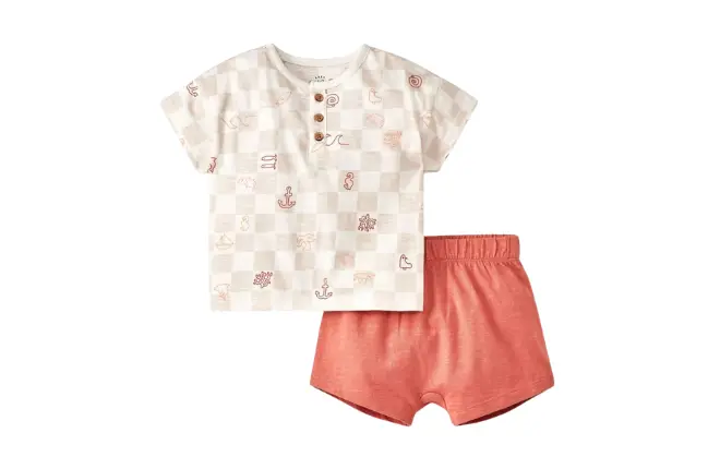Baby Boys' Short Sleeve Top & Bottom Set - Cat & Jack™ Mobile